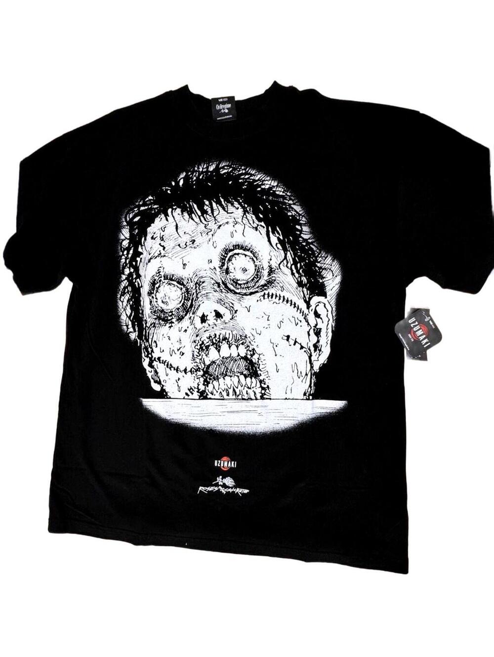 Civil Regime Uzumaki Graphic Black Cotton T-Shirt--Medium OS